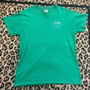 Thrifted, vintage shirt, green